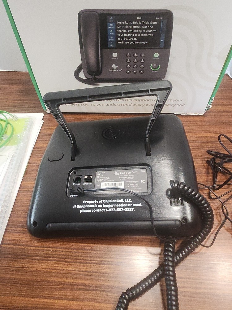 Caption Call Phone Hearing Impaired Touch Screen Model 67Tb Tested