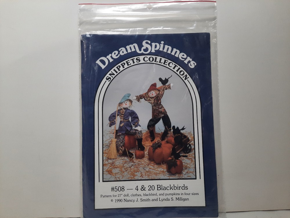 Dream Spinners Pattern (Snippets Collection) - Blackbirds (4 x 20) #508