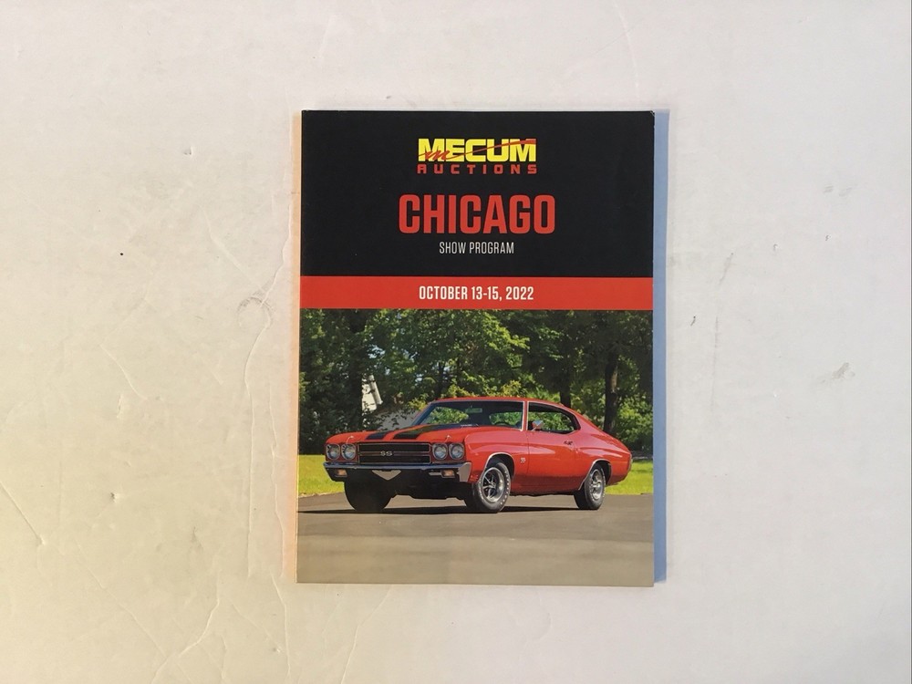 Oct 2022 Mecum Auction Chicago Show Program