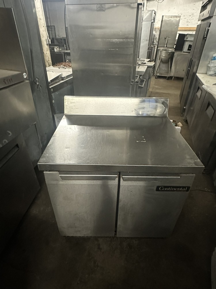 Continental SW36-N-BS USED 36" Worktop Refrigerator with Backsplash