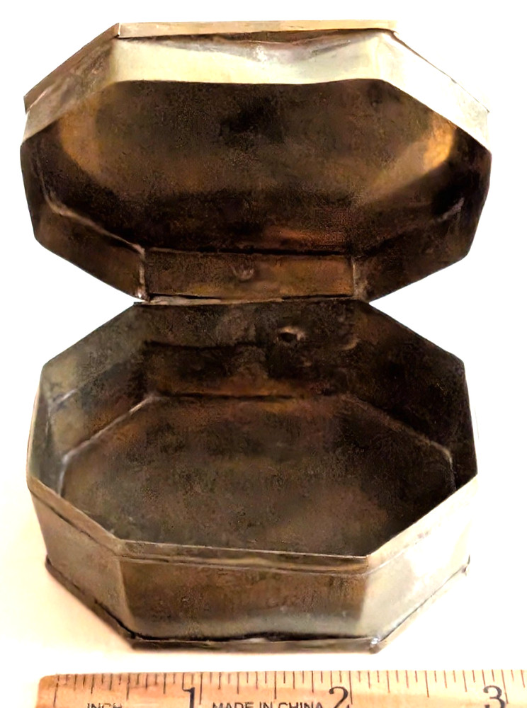 2 Bronze Pin Boxes (1 might be incense holder)