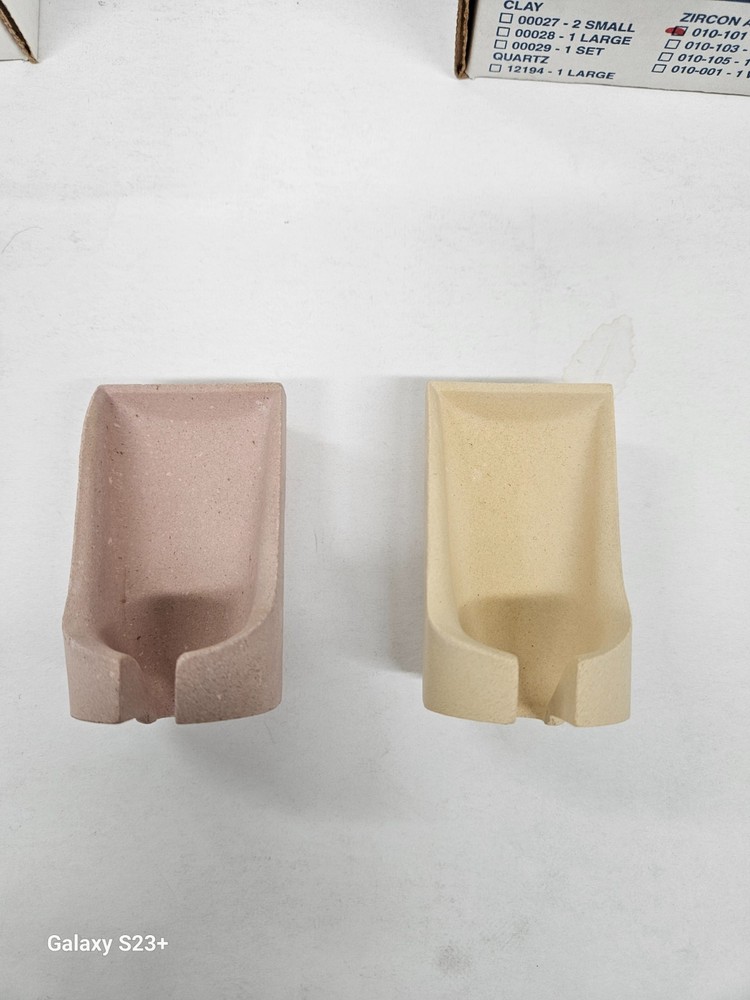 KERR CRUCIBLE SLOTTED YELLOW & PINK