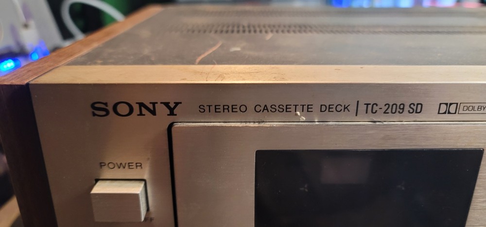 Sony TC-209SD Stereo Cassette Deck (READ)