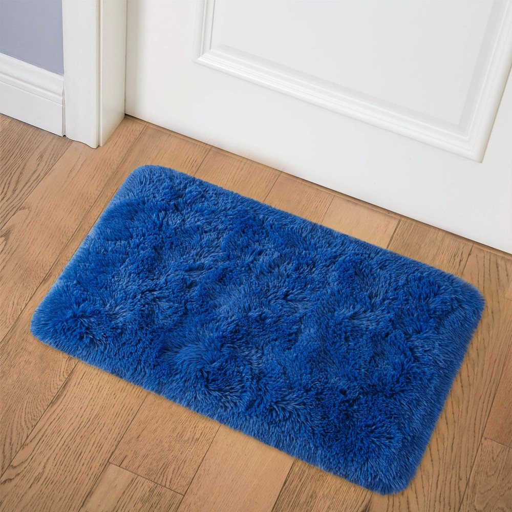 Kelarea Navy Blue Rug for Bedroom, 2x4 4' x 2' (Rectangular),