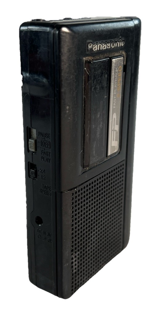 Panasonic Rn-102 Micro Cassette Recorder Fast Playback 2 Speed S2 Tested Works