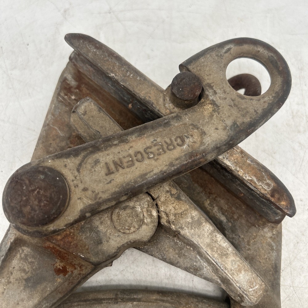 Antique Crescent No.369 Cable Pulling Wire Tugger Tool,Lineman,Tools