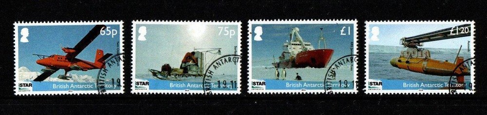 BRITISH ANTARCTIC TERRITORY 2014 SG650-653 ISTAR SET FINE USED