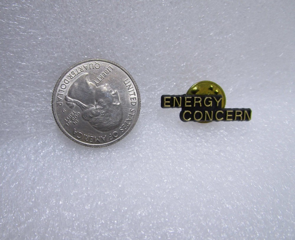 Energy Concern Plastic Pin