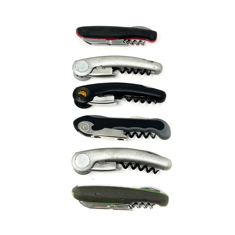 6 Pcs Epic Products and Assorted Corkscrew Bottle Opener, Foil Cutter