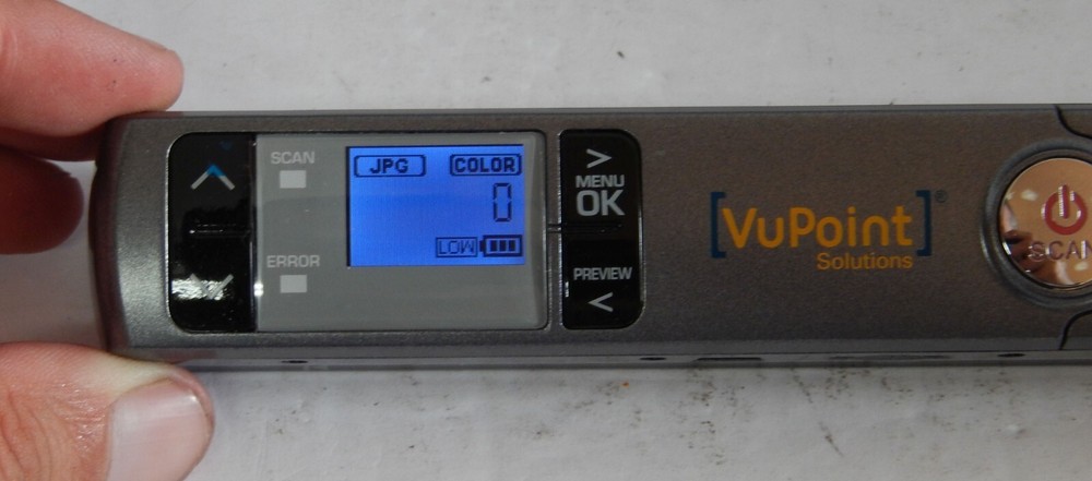 VuPoint Solutions Magic Wand 2 Portable Handheld Scanner Tested Works
