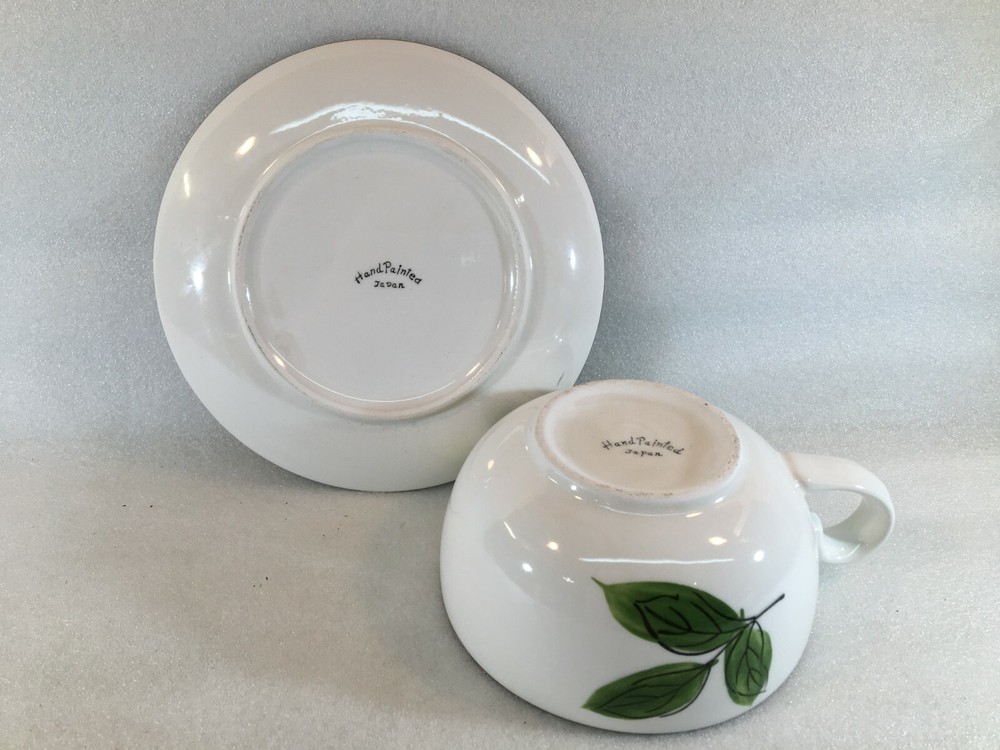 Hand Painted JUMBO SOUP-N-SNACK Set Japan