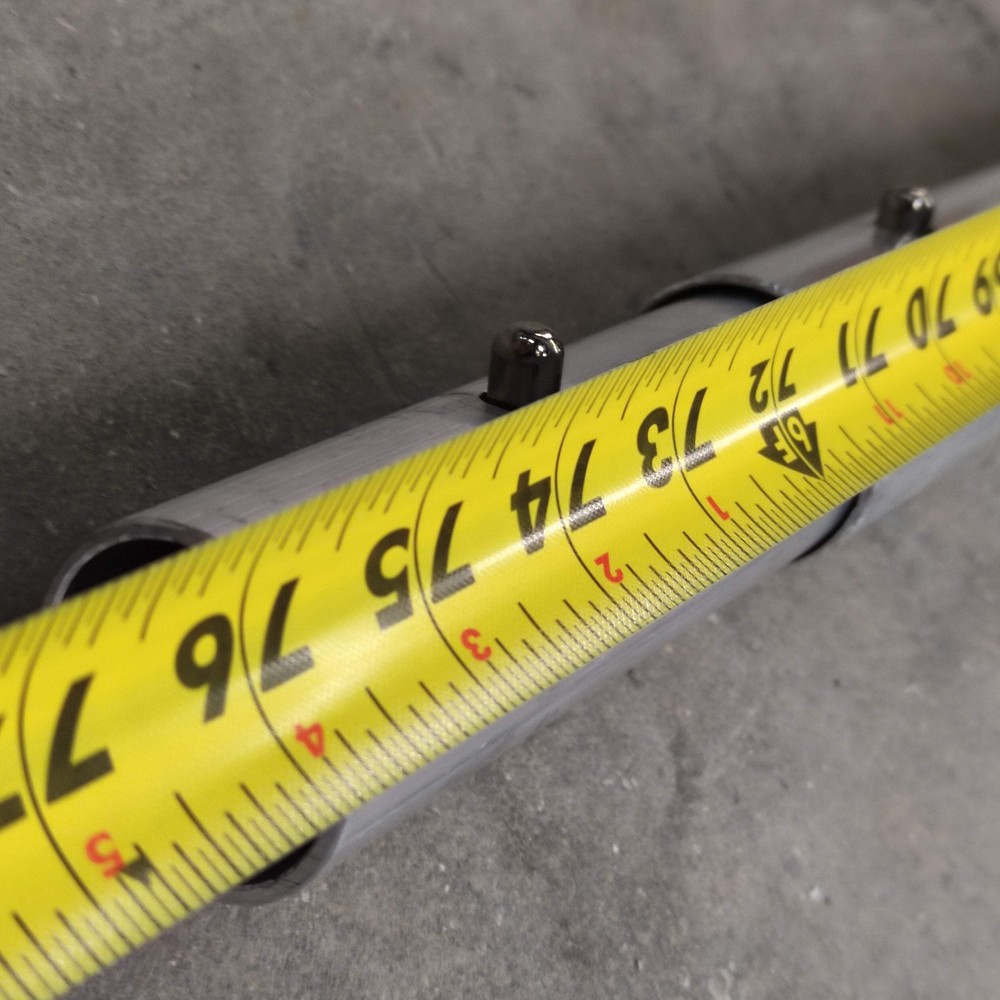 KRAFT TOOL 6' Aluminum Button Handle with Insert - 1-3/4" Diameter CC289