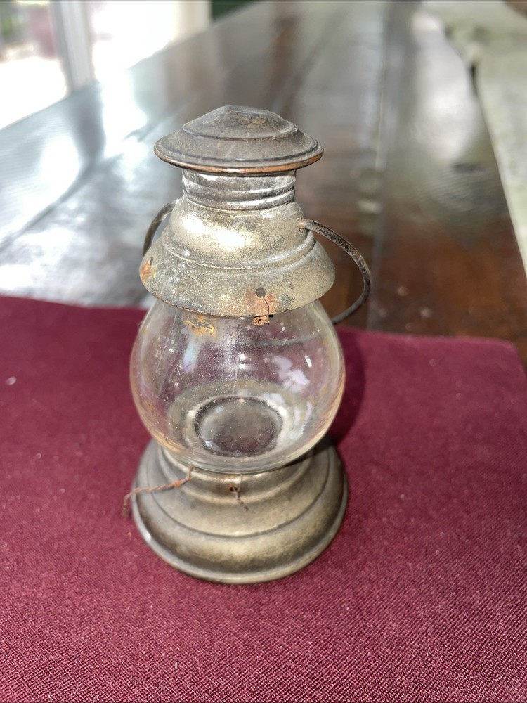 Vintage Candy Container - Glass Lantern