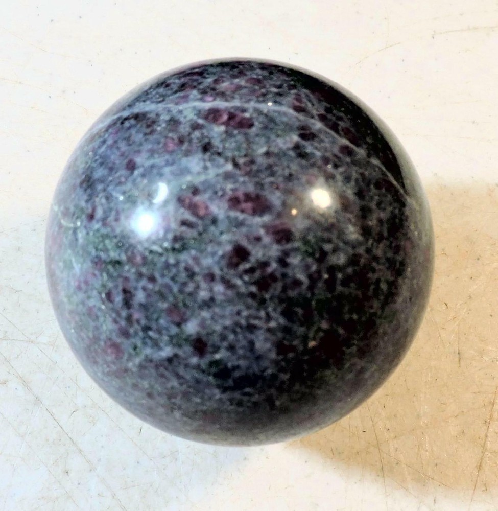 Fluorescent Ruby in Fuchsite 60mm Collection Sphere 5087