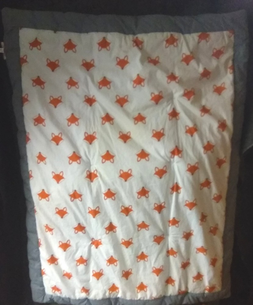 Bacati FOX Nursery Bedding, Mobile, Diaper Stacker + 2 AirflowBaby Mesh Liners