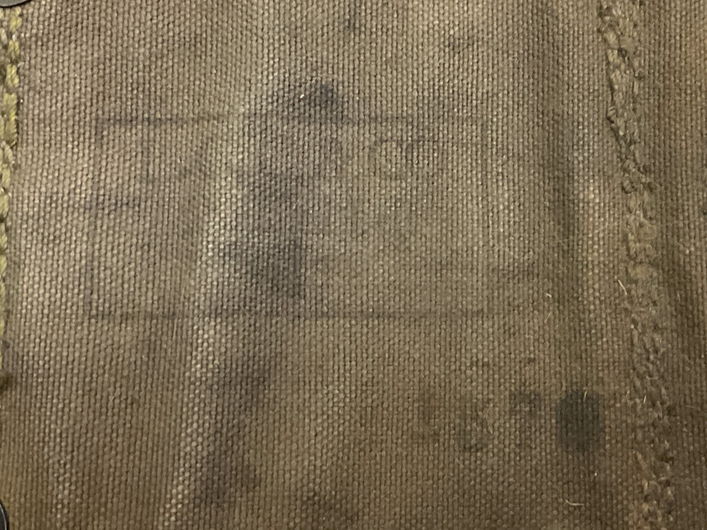 WW1 WW2 US Mounted Pattern M1 Belt 1918 Dated Blackened