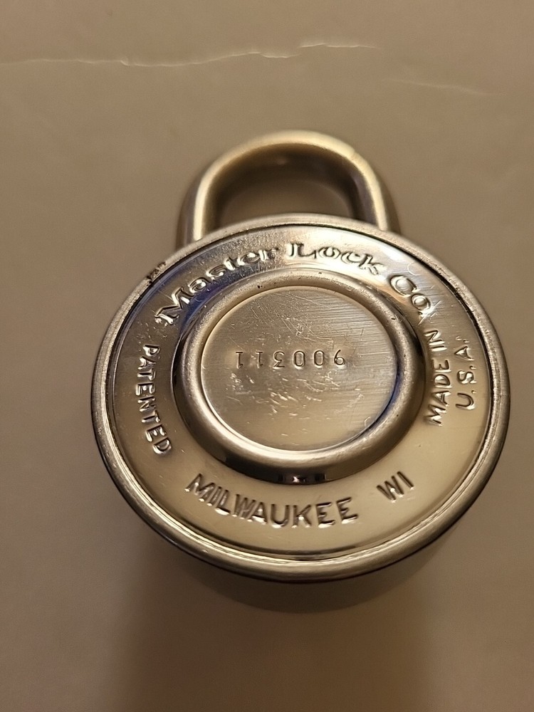 Master Combination Lock No Combination