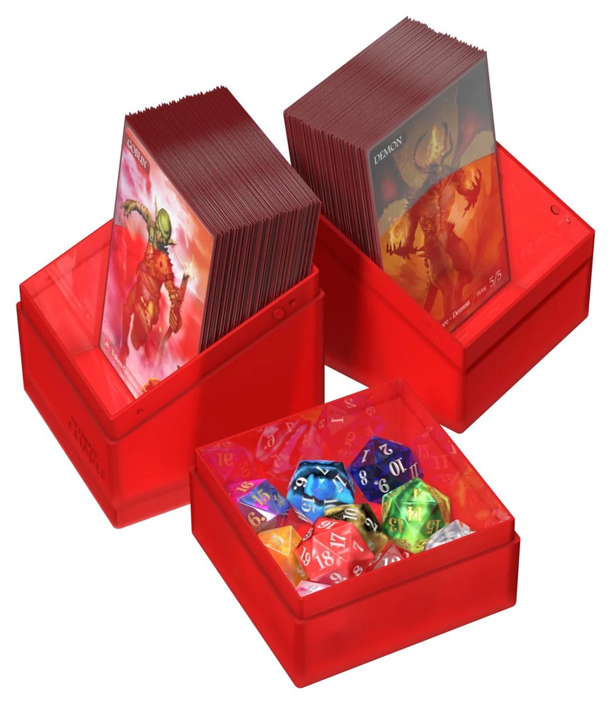 1 Ultimate Guard Boulder'N'Tray Ruby 100+ Deck Case