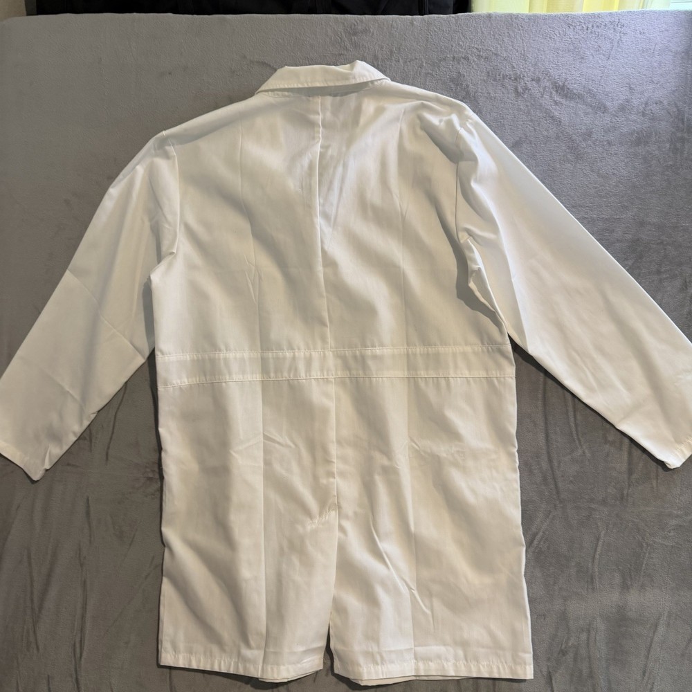 Dickies Medium Length White Lab Coat Size Large Never Worn