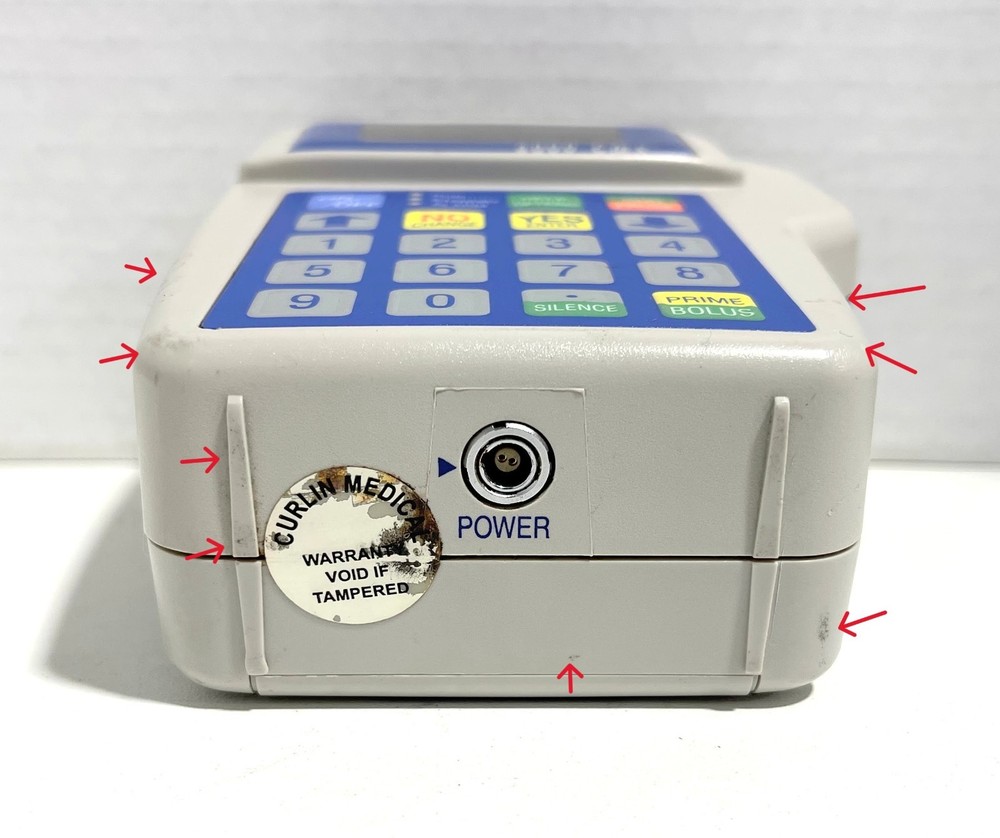 Curlin Medical 4000 CMS Ambulatory Infusion System Power Tested 303 Error Code