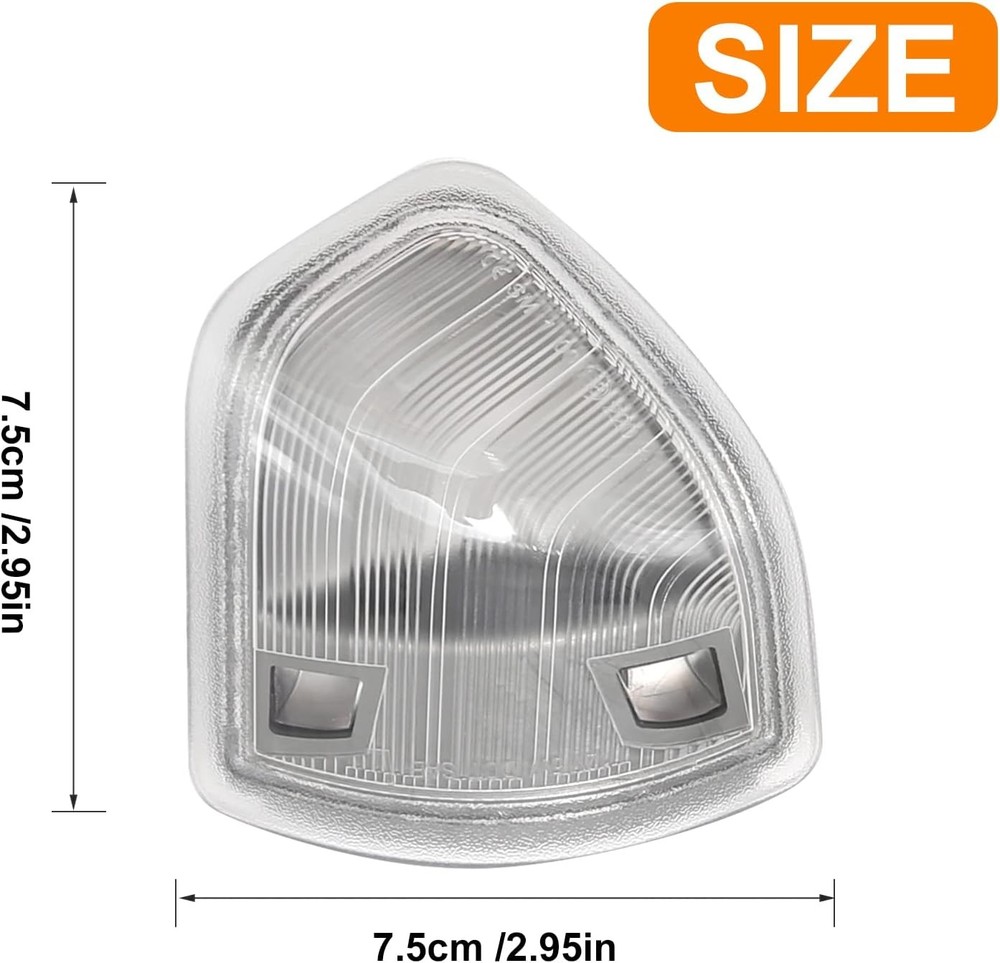 68302828AA 68302829AA Left and Right LED Side Mirror Turn Signal Light Replaceme
