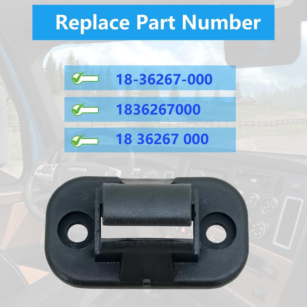 2PCS Sun Visor Retainer Clips Compatible with Freightliner Cascadia...