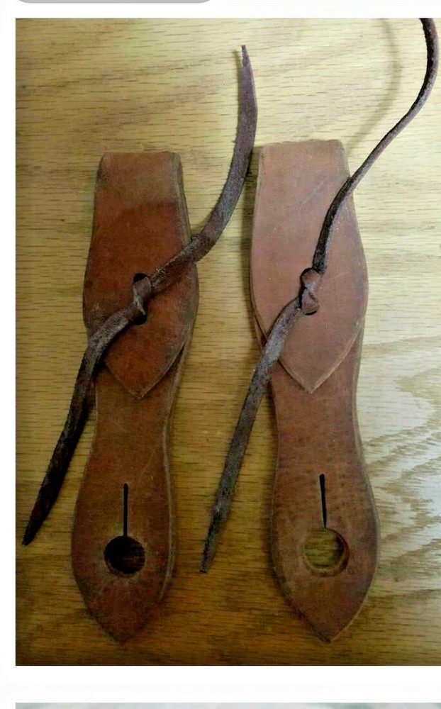 Harness Leather "Quick Release" Slobber Straps