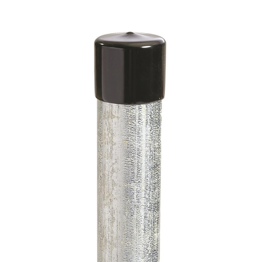 1-5/8" Outside Diameter Dock Pipe Safety Post Cap - 4 pack, Black