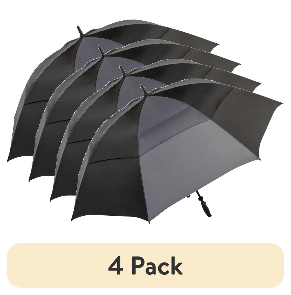 62-inch Vented Golf Umbrella Vented Canopy Manual Open Wind-Resistant Windproof