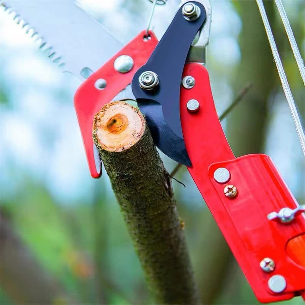 Extendable Pole Saw Branch Trimmer Pruner Head for Tree Trimming Multicolor