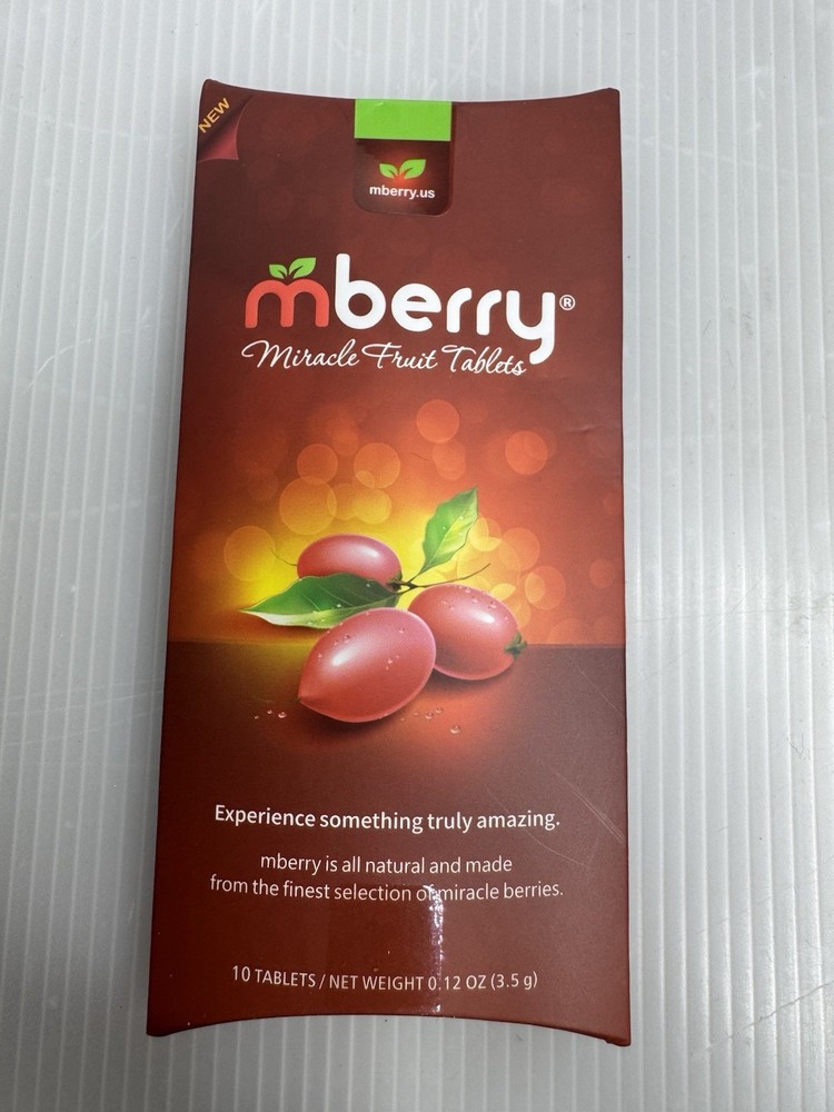 mberry Miracle Fruit Tablets, Single Pack (10 Tablets), Turn Sour into Sweet