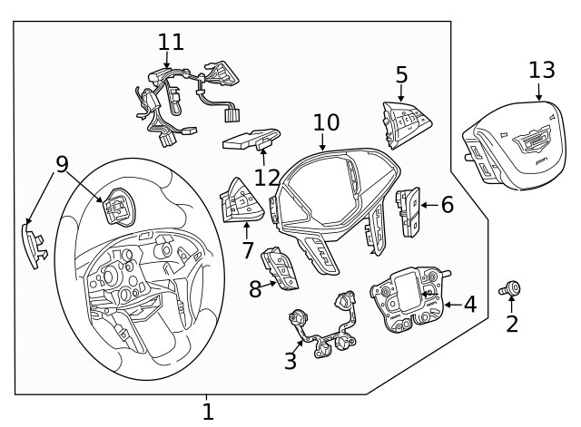 Genuine GM Cruise Switch 86797271