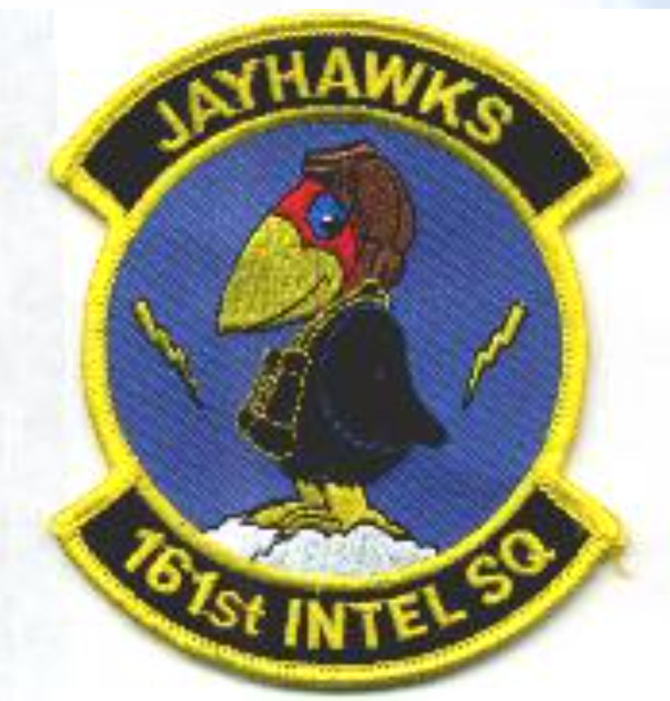 4" AIR FORCE 161ST INTELLIGENCE SQUADRON EMBROIDERED PATCH
