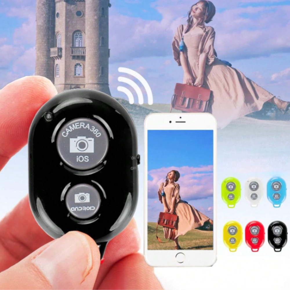 Wireless Camera Shutter Remote Control Compatible for IOS/Android Smart Phones