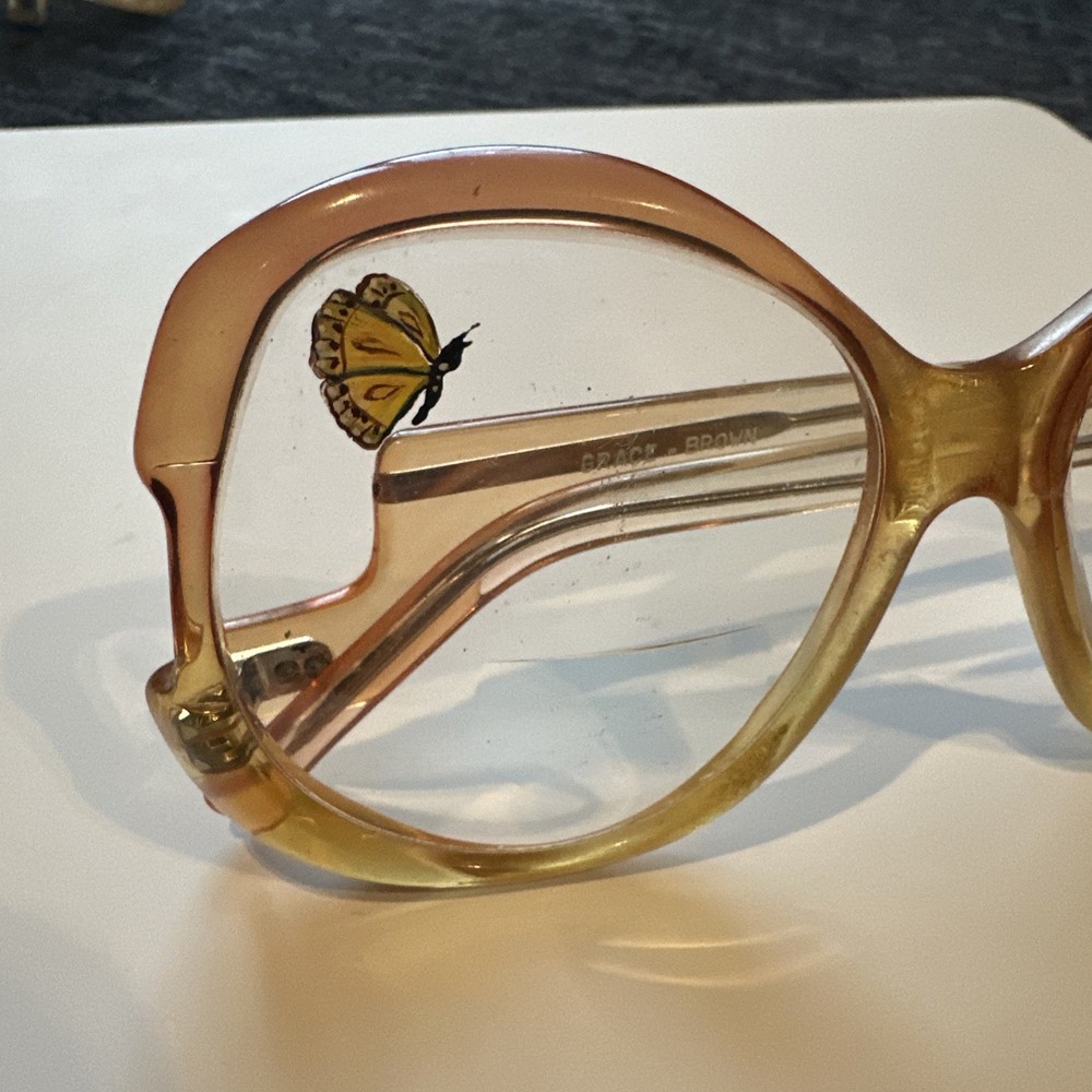 Grace Brown Frame Macau 140mm - Vintage