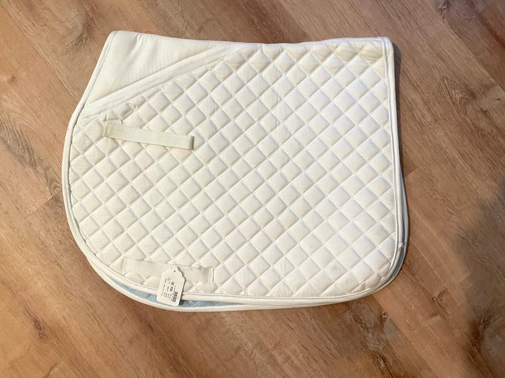 Roma Coolmax White AP Saddle Pads New With Tags