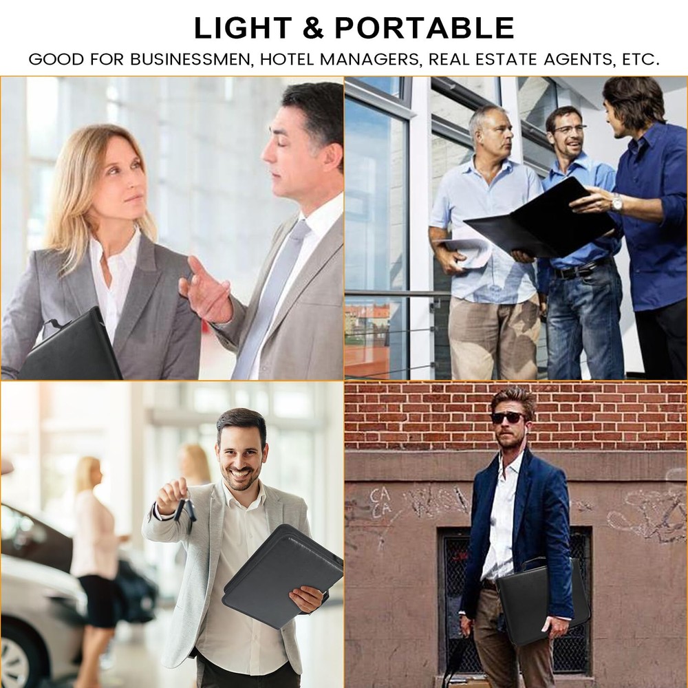 Zippered Key Case Organizer with 54 Hooks Waterproof & Fireproof