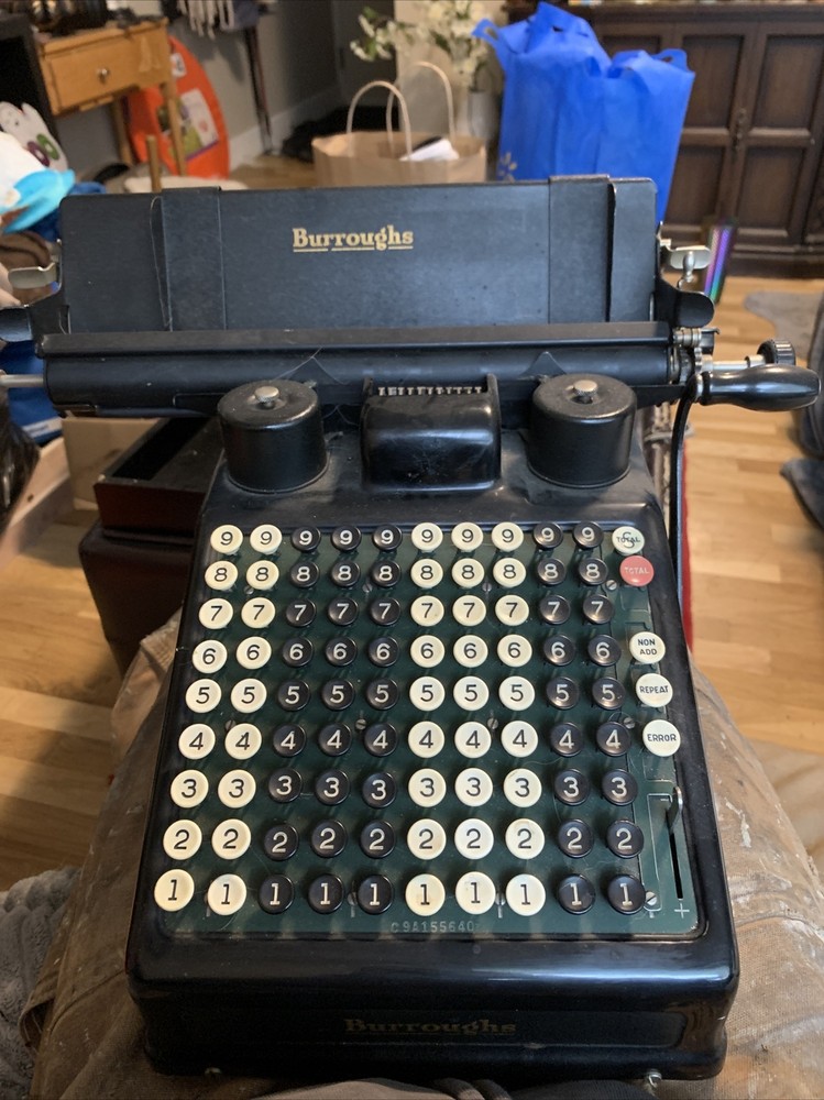 burroughs adding machine vintage