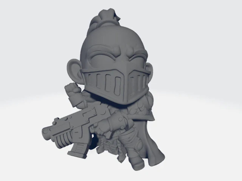Grimdark Cuteness - Muffled Maid #3