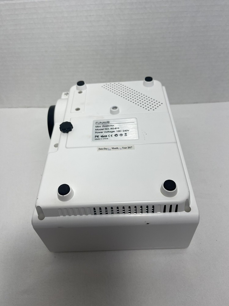 Funavo Mini Projector RD-815 2017 White 1080p 170” Screen