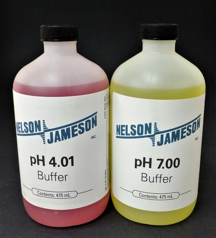 pH 4.01 & pH 7.00 pH BUFFER, pH CONTROL, NELSON JAMESON ( 16 oz )  EXP. 11/2022