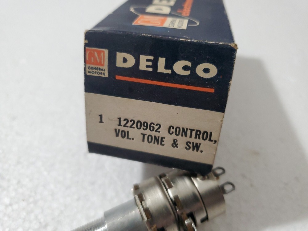 DELCO Control Volume Tone Switch Part #1220962 - Potentiometer