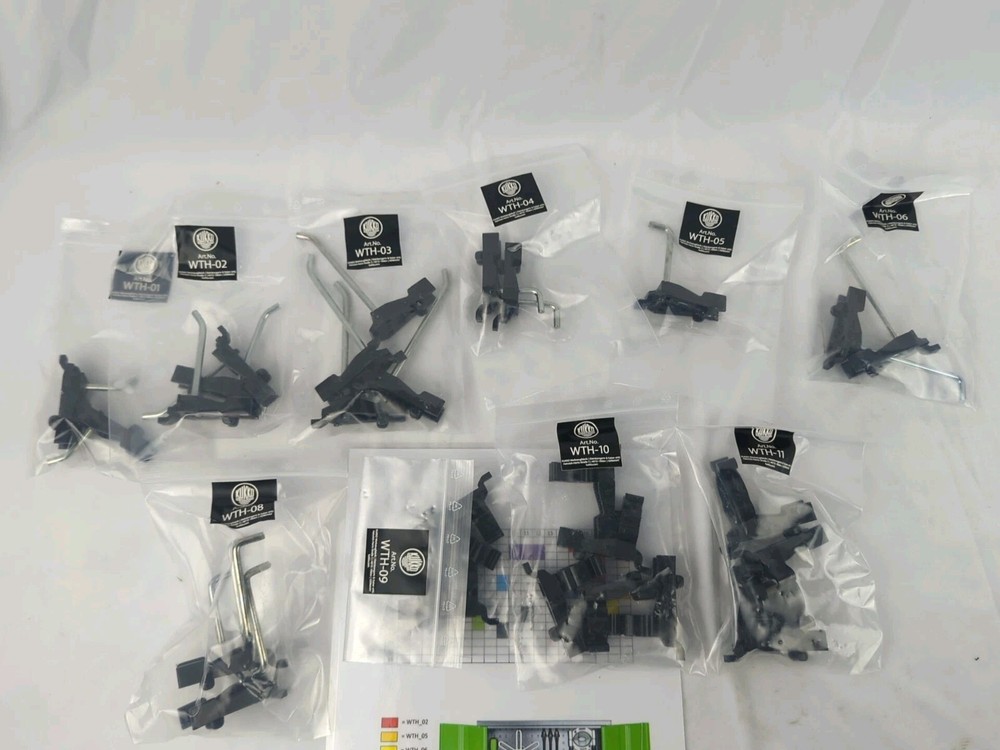 KUKKO Tool Hook Holder / Brackets New Set With Chart