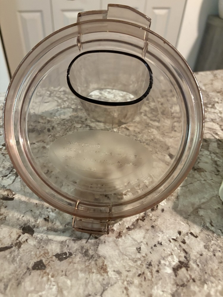 Cuisinart CFP-5A Food Processor Replacement Lid and Pusher Only Original OEM
