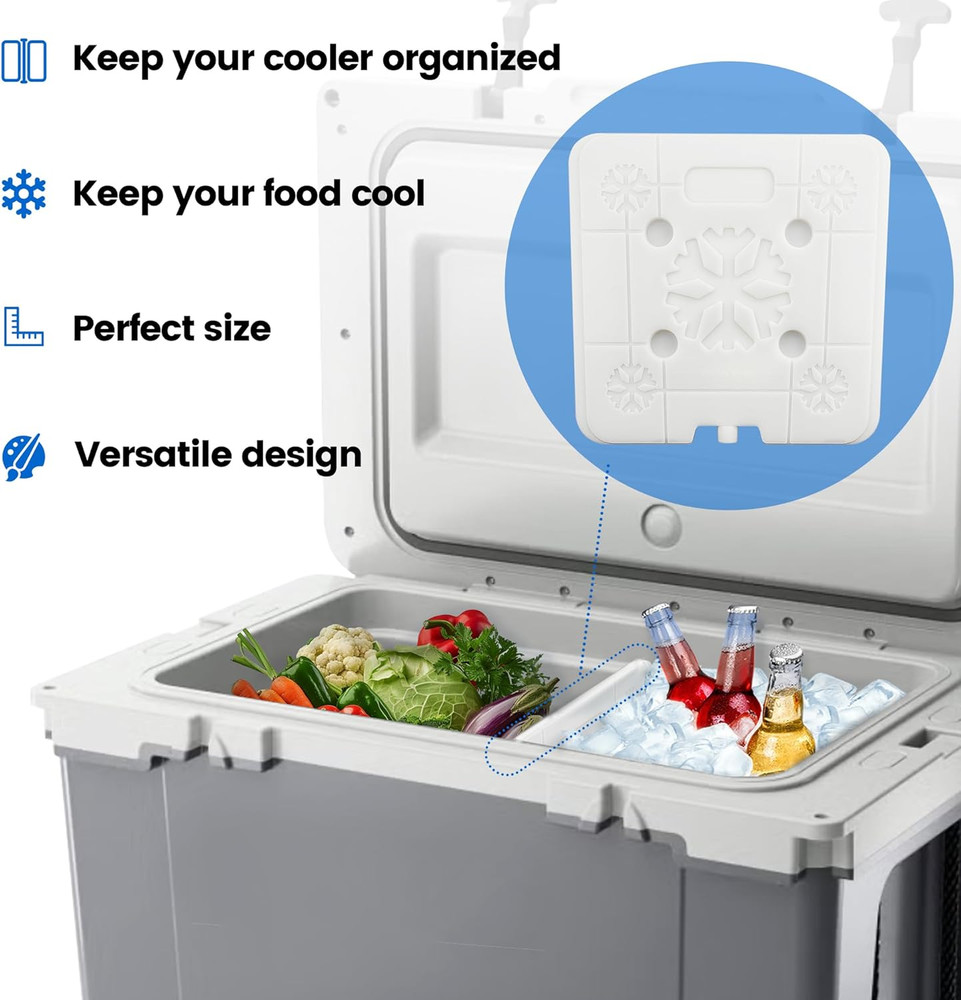 Ice Pack Cooler Divider Compatible RTIC Freezable Accessories