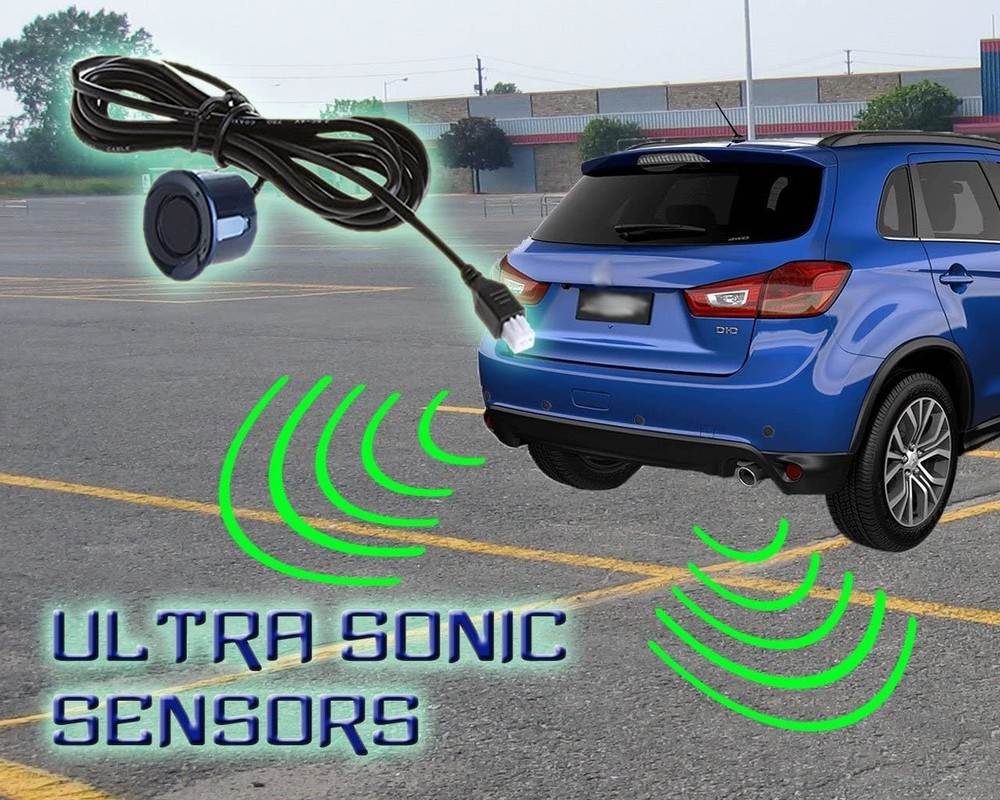Parking Sensors LED Display Car Reverse Backup Radar System (2 Pack)