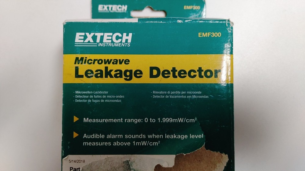 EXTECH Instruments EMF300 Microwave Leakage Detector 2dB LCD