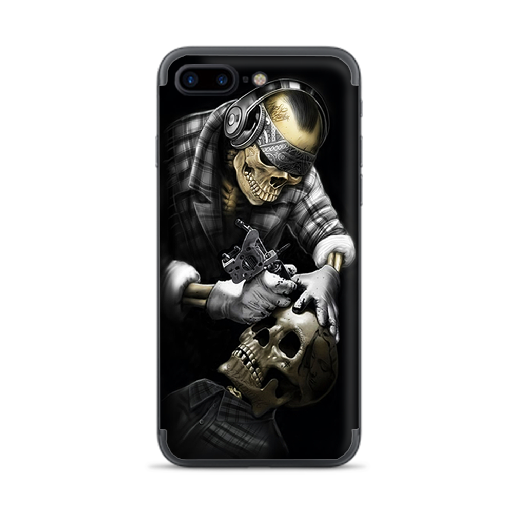 Apple iPhone 7 / 8 Plus Skins Decal Wrap Skeleton tattooer