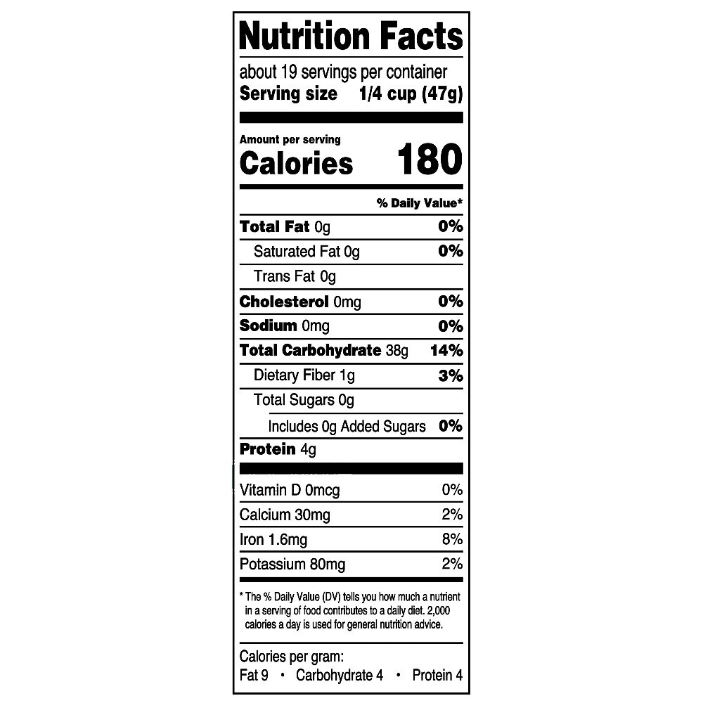 Long Grain Parboiled Enriched Rice 32 oz 8 Pack Bulk Bag