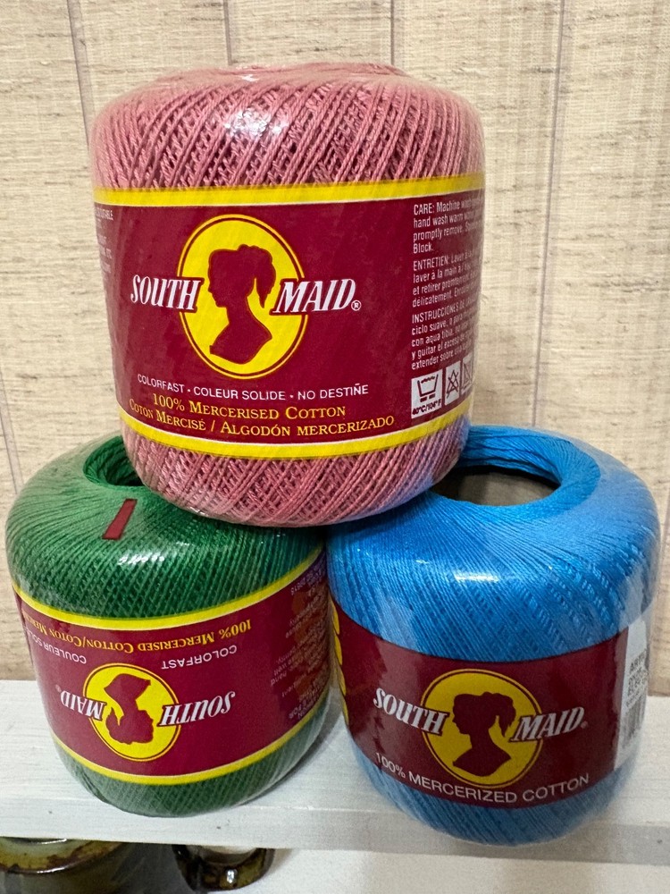 16 Spools of Variety Crochet Thread